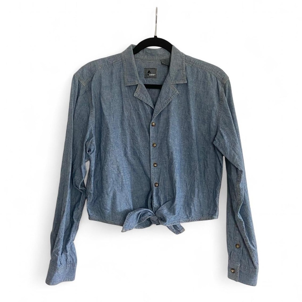 Vintage Lizwear Blue Chambray Shirt